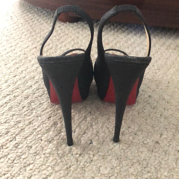 Authentic Christian Louboutin peep toes - Picture 2 of 3